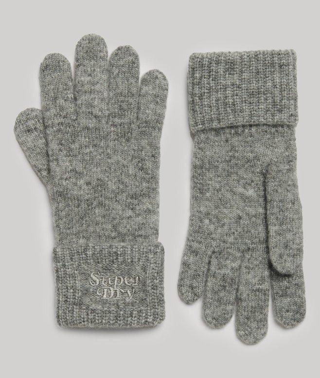 Gerippte Strickhandschuhe Gerippte Strickhandschuhe
