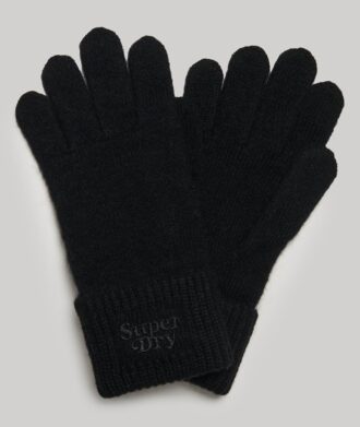 Gerippte Strickhandschuhe