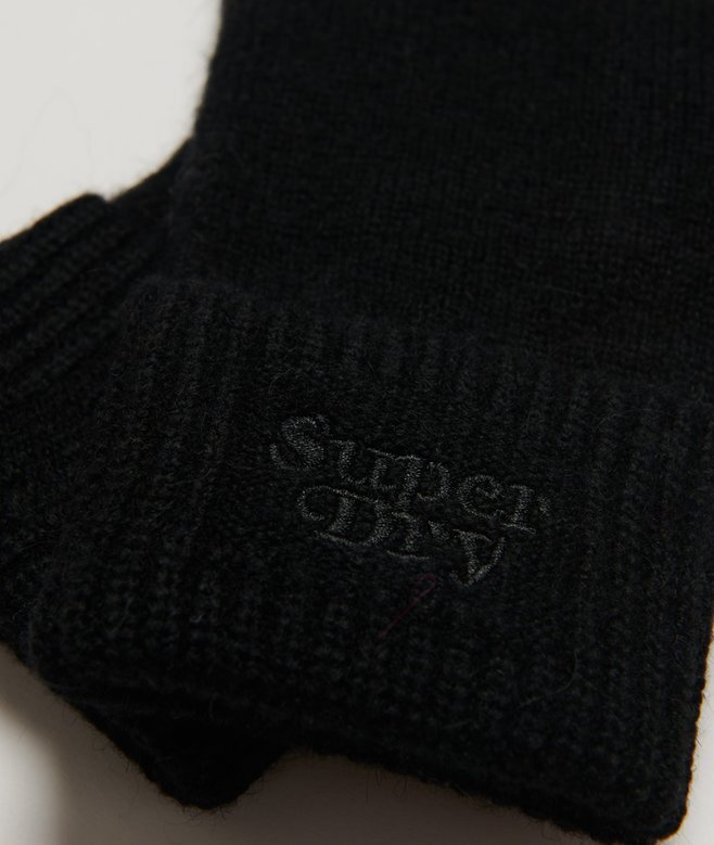 Gerippte Strickhandschuhe Gerippte Strickhandschuhe