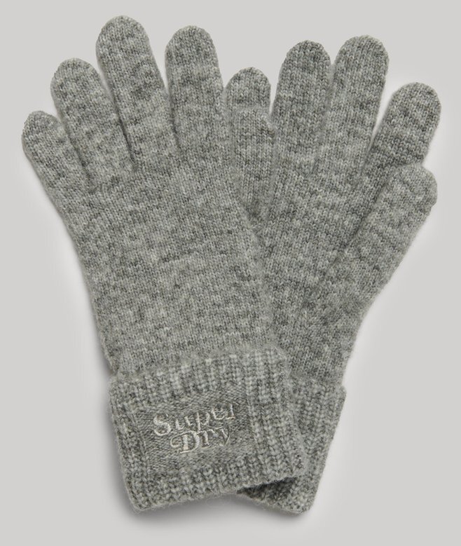 Gerippte Strickhandschuhe Gerippte Strickhandschuhe