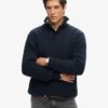 Gerippter Pullover mit halben Knöpfen Gerippter Pullover mit halben Knöpfen