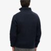Gerippter Pullover mit halben Knöpfen Gerippter Pullover mit halben Knöpfen