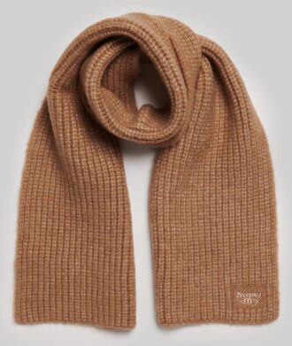 Gerippter Strickschal