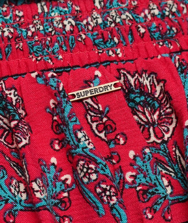Gesmokte Strandshorts Gesmokte Strandshorts