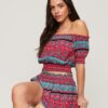 Gesmokte Strandshorts Gesmokte Strandshorts