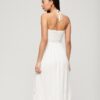 Gesmoktes Midi-Strandkleid Gesmoktes Midi-Strandkleid