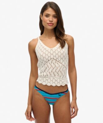 Gestreifte Bikini-Slips aus recyceltem Material Gestreifte Bikini-Slips aus recyceltem Material