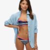 Gestreifte Bikini-Slips aus recyceltem Material Gestreifte Bikini-Slips aus recyceltem Material