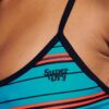 Gestreiftes Bikini-Oberteil aus recyceltem Material Gestreiftes Bikini-Oberteil aus recyceltem Material