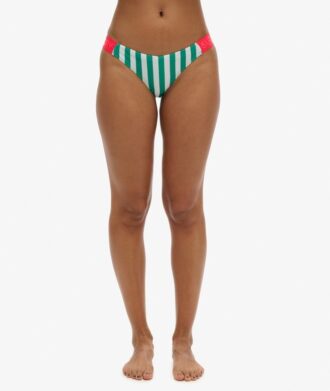 Gestreiftes Cheeky-Bikinihöschen