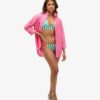 Gestreiftes Triangel-Bikini-Oberteil Gestreiftes Triangel-Bikini-Oberteil
