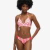 Gestreiftes Triangel-Bikini-Oberteil Gestreiftes Triangel-Bikini-Oberteil