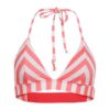 Gestreiftes Triangel-Bikini-Oberteil Gestreiftes Triangel-Bikini-Oberteil