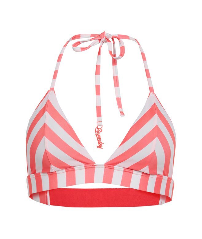 Gestreiftes Triangel-Bikini-Oberteil Gestreiftes Triangel-Bikini-Oberteil
