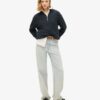Gestrickter Rugby-Henley-Pullover Gestrickter Rugby-Henley-Pullover