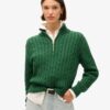 Gestrickter Rugby-Henley-Pullover Gestrickter Rugby-Henley-Pullover