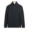 Gestrickter Rugby-Henley-Pullover Gestrickter Rugby-Henley-Pullover