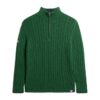 Gestrickter Rugby-Henley-Pullover Gestrickter Rugby-Henley-Pullover