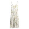Gewebtes Maxikleid mit Stufen Gewebtes Maxikleid mit Stufen