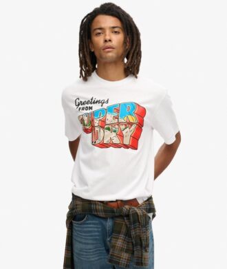 Grafik-T-Shirt „Travel Postcard“
