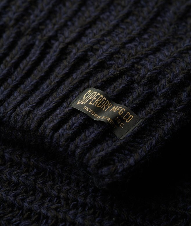 Grob gestrickte Strickjacke mit durchgehendem Reißverschluss Grob gestrickte Strickjacke mit durchgehendem Reißverschluss