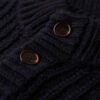Grobstrick-Pullover mit halbem Reißverschluss Grobstrick-Pullover mit halbem Reißverschluss