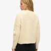 Grobstrickpullover mit Zopfmuster