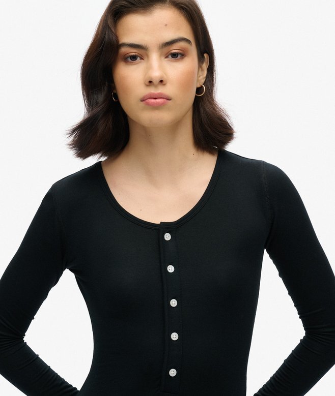 Halbknopf-Midi-Kleid Halbknopf-Midi-Kleid