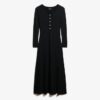 Halbknopf-Midi-Kleid Halbknopf-Midi-Kleid