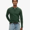 Henley-Oberteil mit Vintage-Struktur Henley-Oberteil mit Vintage-Struktur