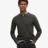 Henley-Oberteil mit Vintage-Struktur Henley-Oberteil mit Vintage-Struktur