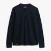 Henley-Oberteil mit Vintage-Struktur Henley-Oberteil mit Vintage-Struktur