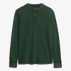 Henley-Oberteil mit Vintage-Struktur Henley-Oberteil mit Vintage-Struktur