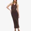 Häkel-Maxikleid mit Neckholder