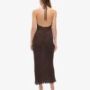 Häkel-Maxikleid mit Neckholder