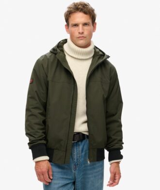 Hooded Bomberjacke aus Surplus-Nylon