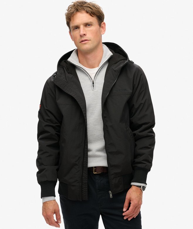Hooded Bomberjacke aus Surplus-Nylon Hooded Bomberjacke aus Surplus-Nylon