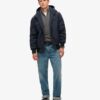 Hooded Bomberjacke aus Surplus-Nylon Hooded Bomberjacke aus Surplus-Nylon