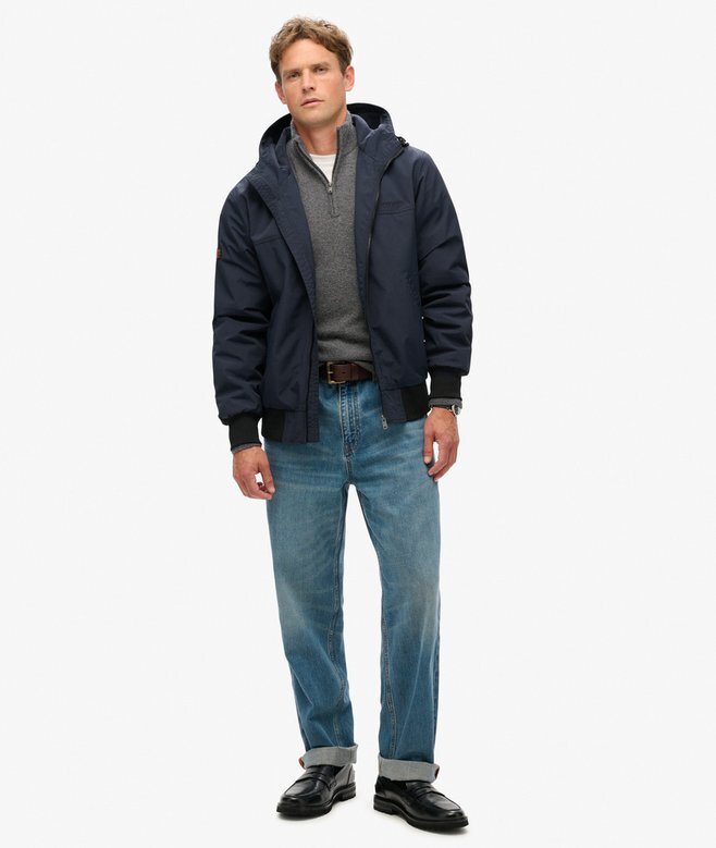 Hooded Bomberjacke aus Surplus-Nylon Hooded Bomberjacke aus Surplus-Nylon