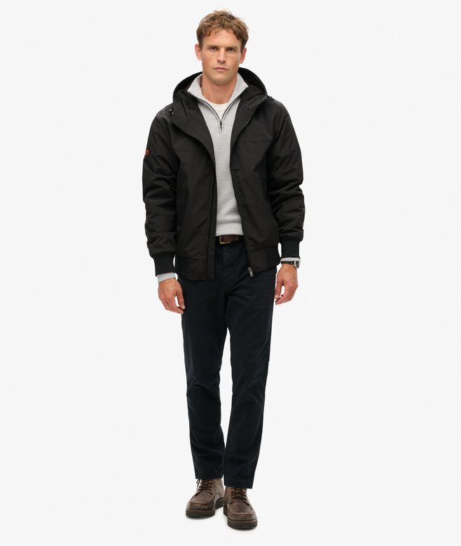 Hooded Bomberjacke aus Surplus-Nylon Hooded Bomberjacke aus Surplus-Nylon