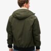 Hooded Bomberjacke aus Surplus-Nylon Hooded Bomberjacke aus Surplus-Nylon
