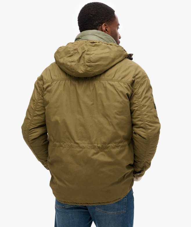 Hooded Cotton Lined Deck Jacket Hooded Cotton Lined Deck Jacket