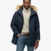 Hooded Everest-Parka mit Kapuze aus Kunstfell