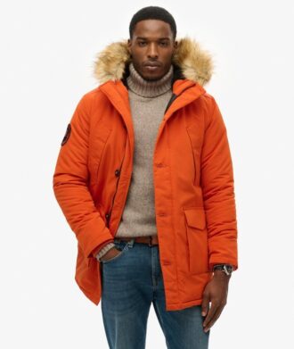 Hooded Everest-Parka mit Kapuze aus Kunstfell Hooded Everest-Parka mit Kapuze aus Kunstfell