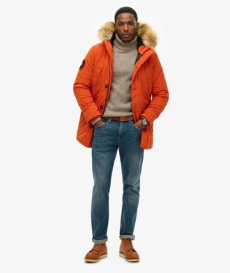 Hooded Everest-Parka mit Kapuze aus Kunstfell Hooded Everest-Parka mit Kapuze aus Kunstfell