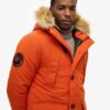 Hooded Everest-Parka mit Kapuze aus Kunstfell