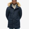 Hooded Everest-Parka mit Kapuze aus Kunstfell