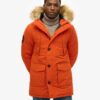 Hooded Everest-Parka mit Kapuze aus Kunstfell