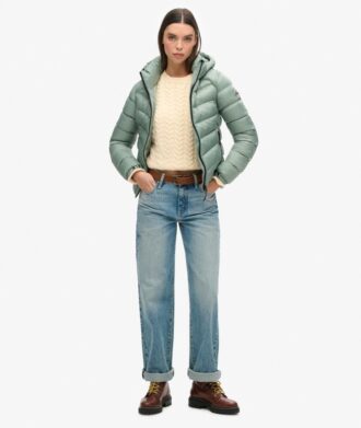 Hooded Fuji-Daunenjacke