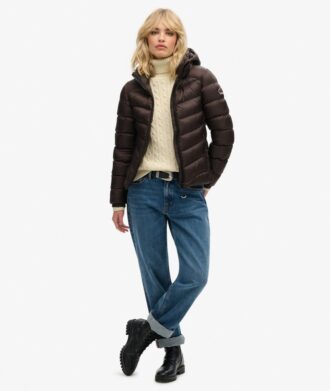 Hooded Fuji-Daunenjacke